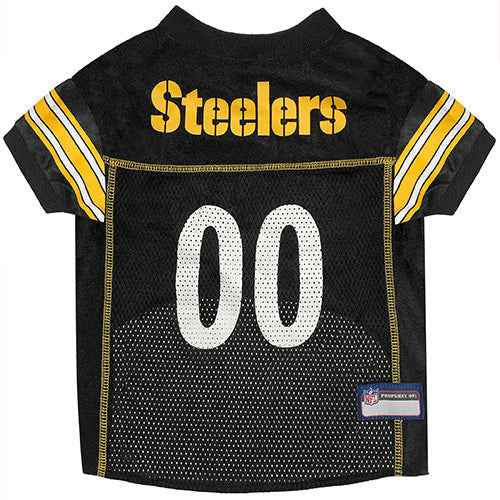 NFL Pittsburgh Steelers Striped Mesh Pet Jersey