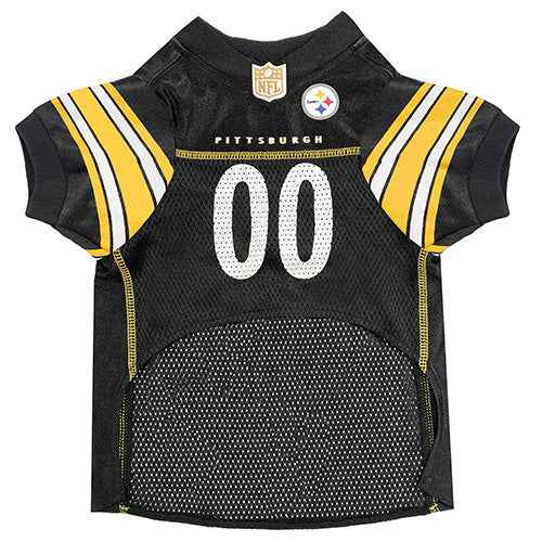 NFL Pittsburgh Steelers Striped Mesh Pet Jersey