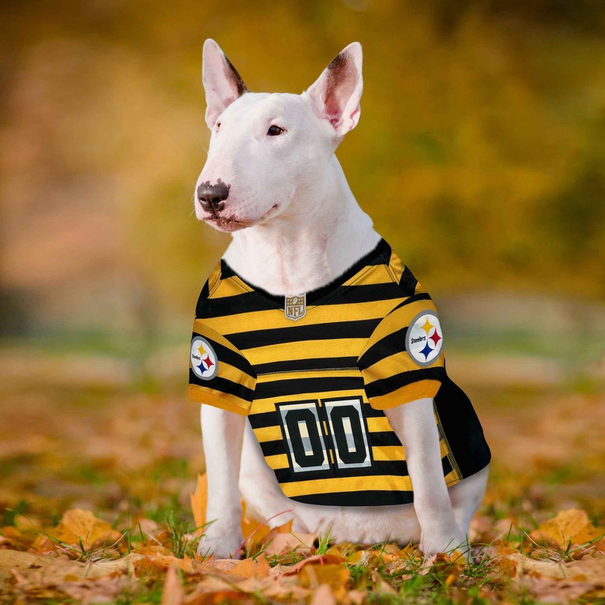 NFL Pittsburgh Steelers Bumble Bee Throwback Pet Jersey