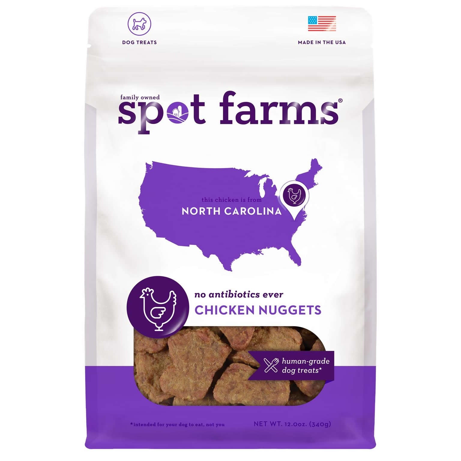 Spot Farms Dog Grain Free Nuggets Chicken (12oz)