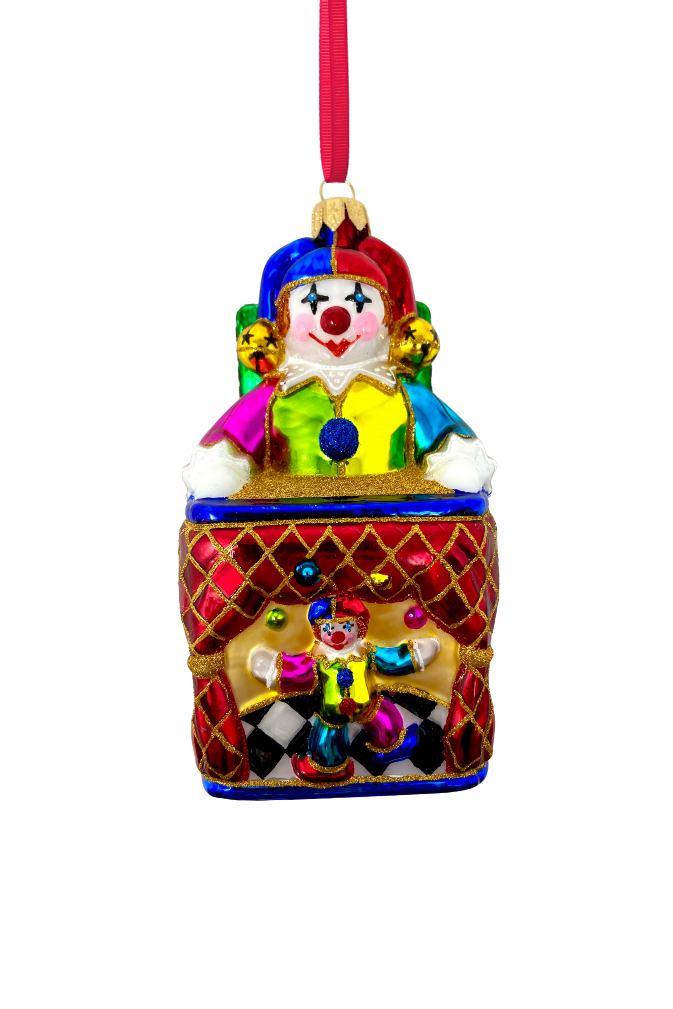 Pop! Jack-in-the-Box Toy Polish Glass Christmas Ornament