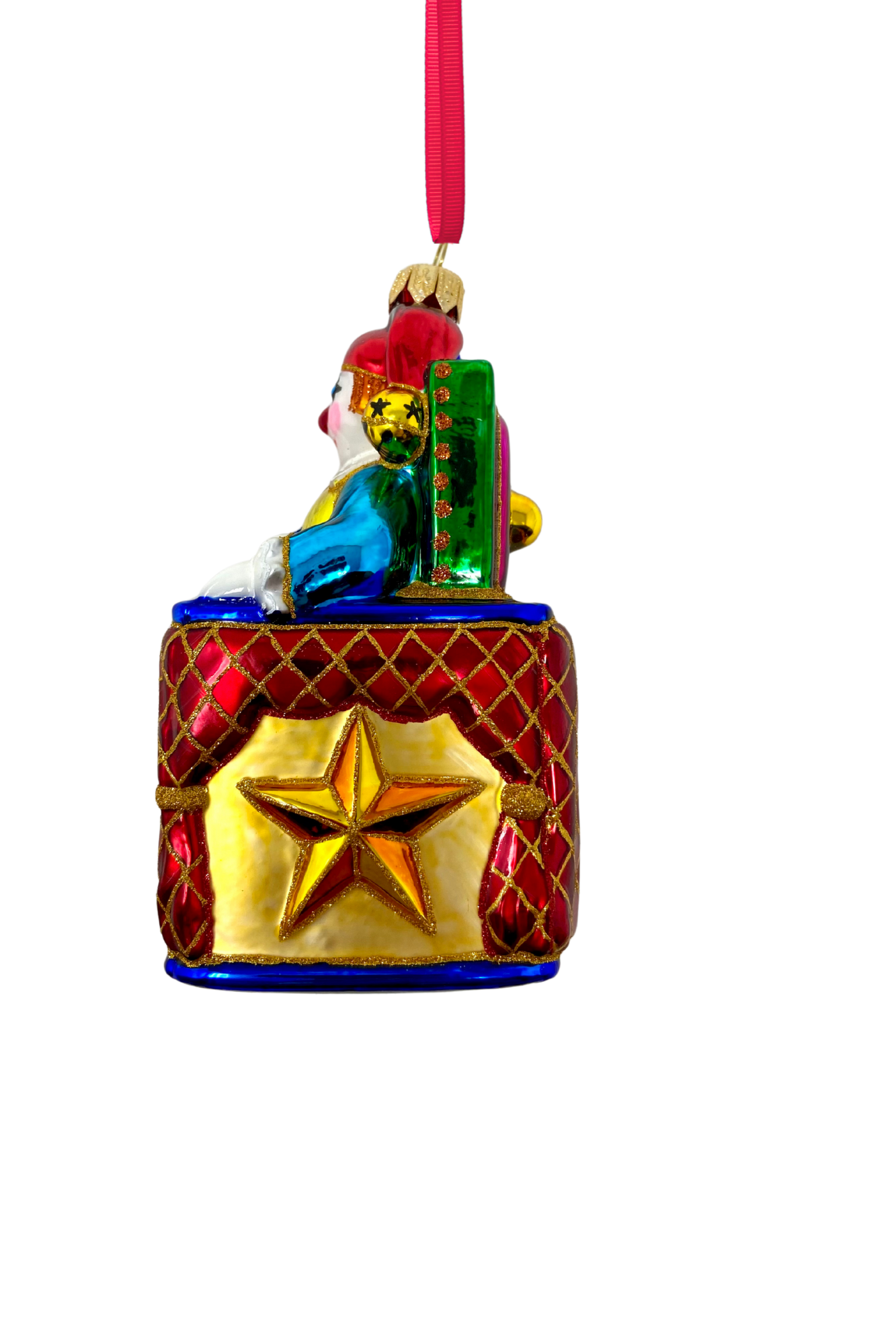 Pop! Jack-in-the-Box Toy Polish Glass Christmas Ornament