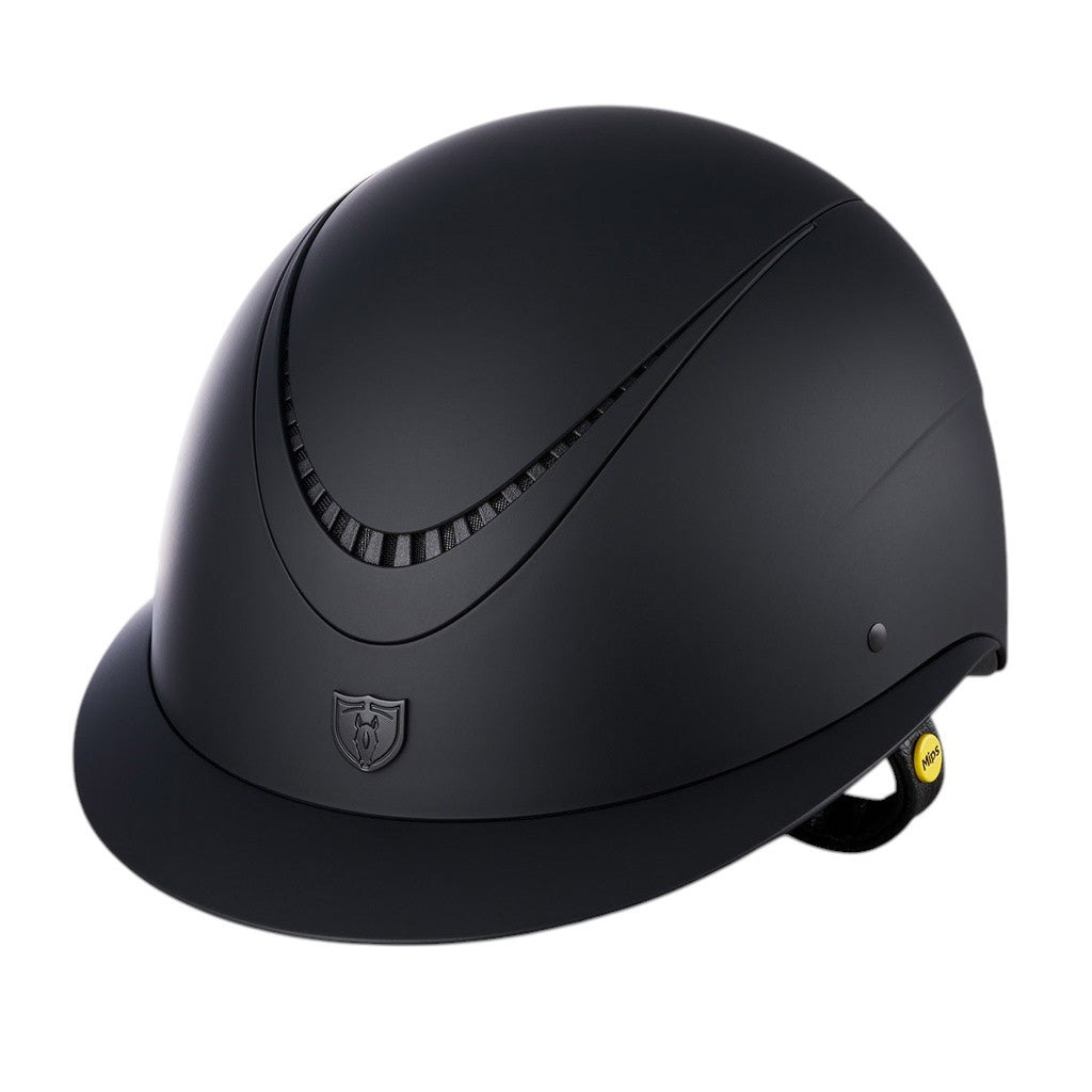 Tipperary Caledon Mips Wide Brim Riding Helmet - Matte Black