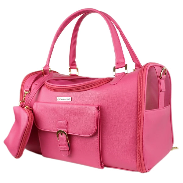 Parisian Pet Sonoma Carrier for Dogs & Cats  Comfortable and Soft Pink Pet Carrier, Perfect for Small Pets