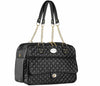 Parisian Pet London Quilted Carrier-Black