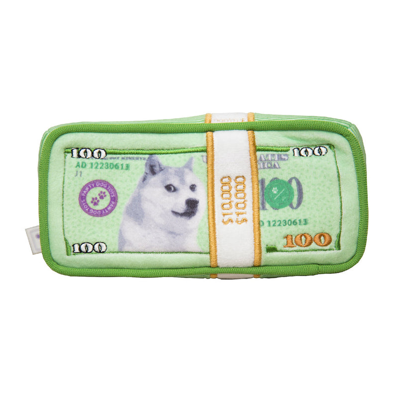 Pet Toy: CASH IS KING PLUSH DOG TOY