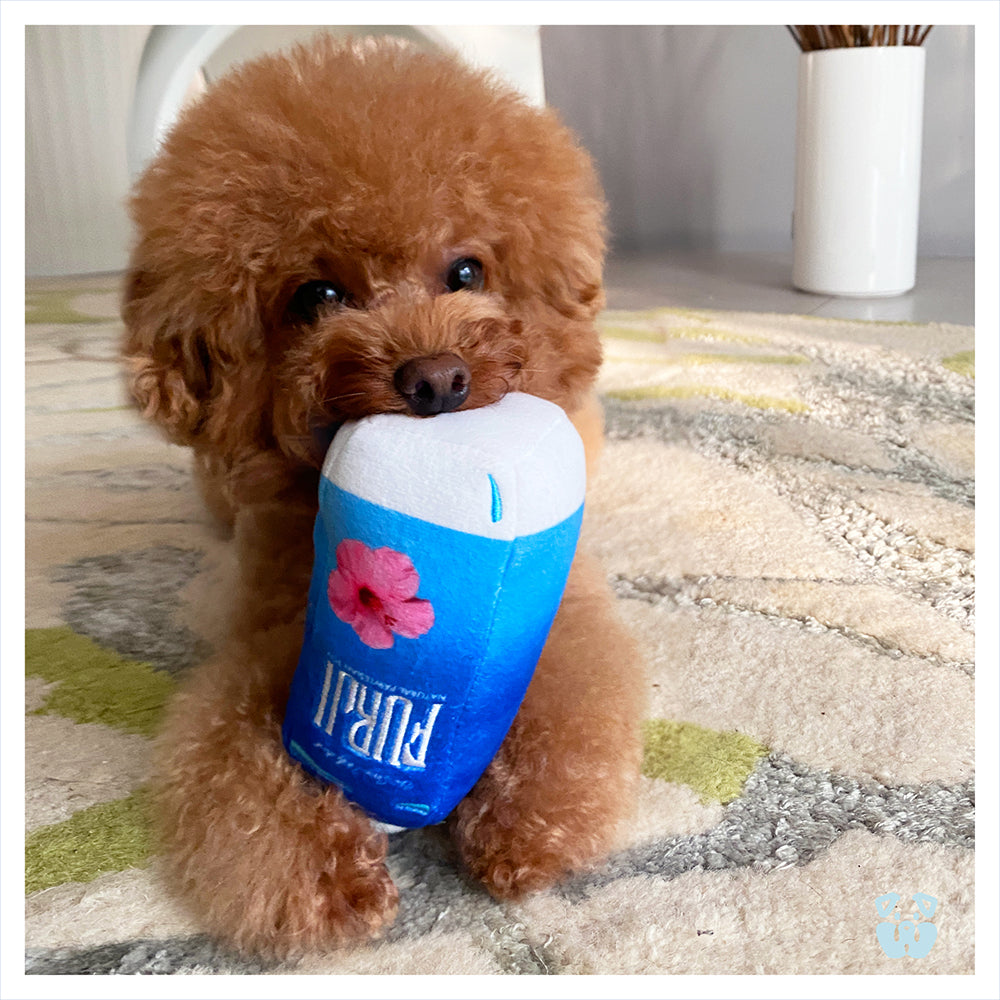 Pawty Furji Water Bottle Plush Dog Toy