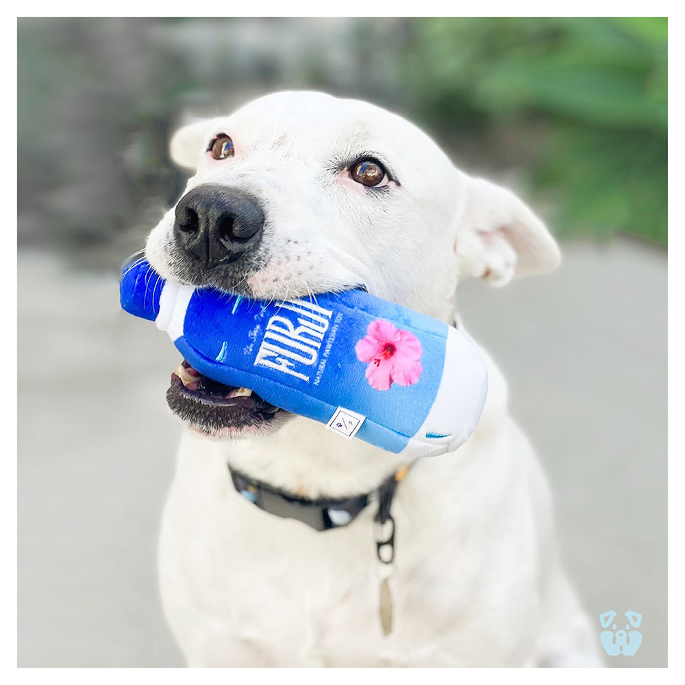 Pawty Furji Water Bottle Plush Dog Toy