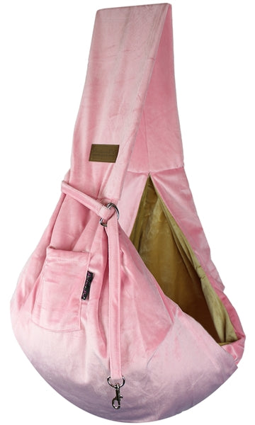 Parisian Pet Sling Carrier for Dogs & Cats – Travel-Friendly, Stylish Pink Sling Carrier for Pets