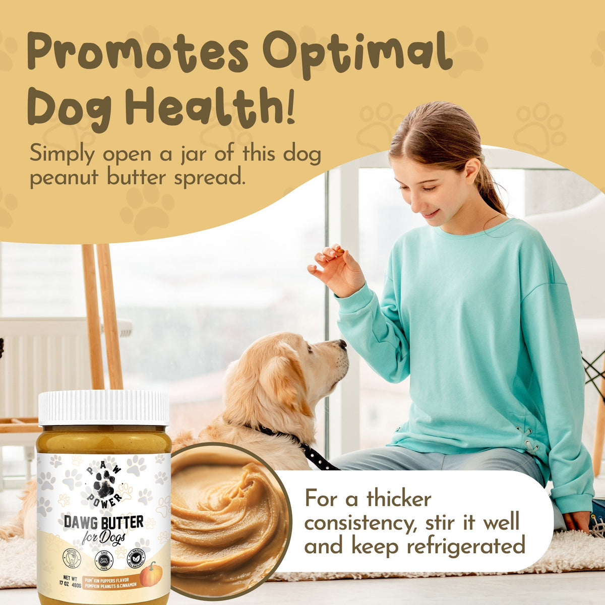 Dawg Butter Pum'kin Puppers Dog Peanut Butter