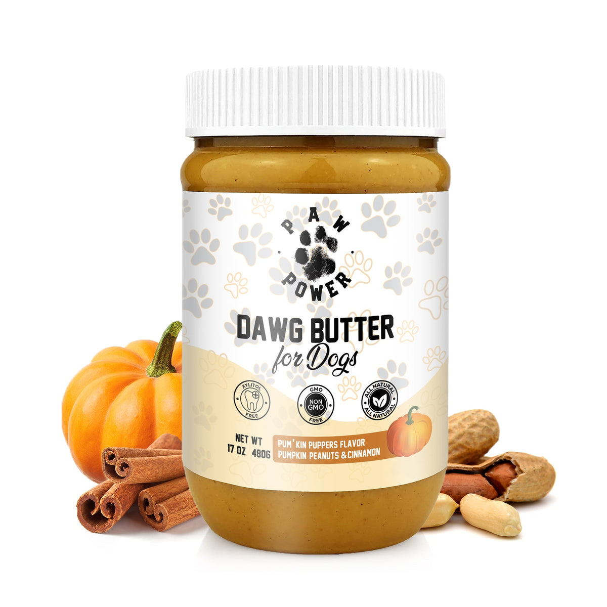 Dawg Butter Pum'kin Puppers Dog Peanut Butter