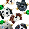 Presidential Pups Glass Tree Garland