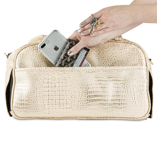 Marlee Bag - Silver Gator