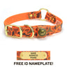 Hunting Dog Center Ring Collar - Blaze Orange Vintage Camo