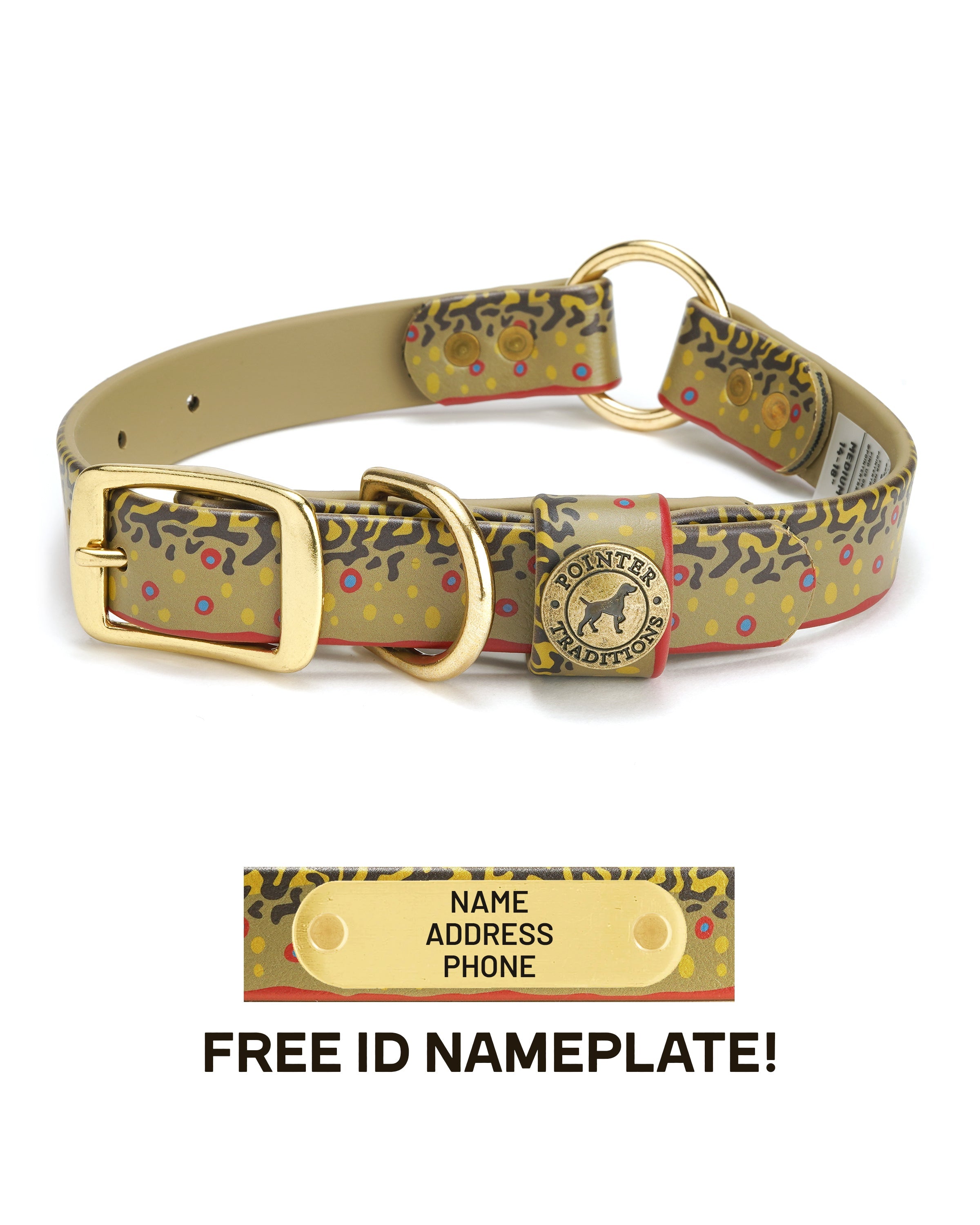 Hunting Dog Center Ring Collar - Brook Trout