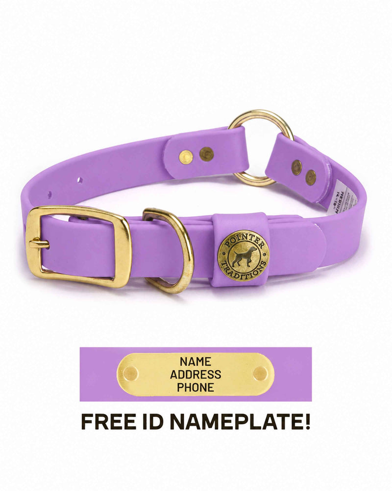 Hunting Dog Center Ring Collar - Lavender