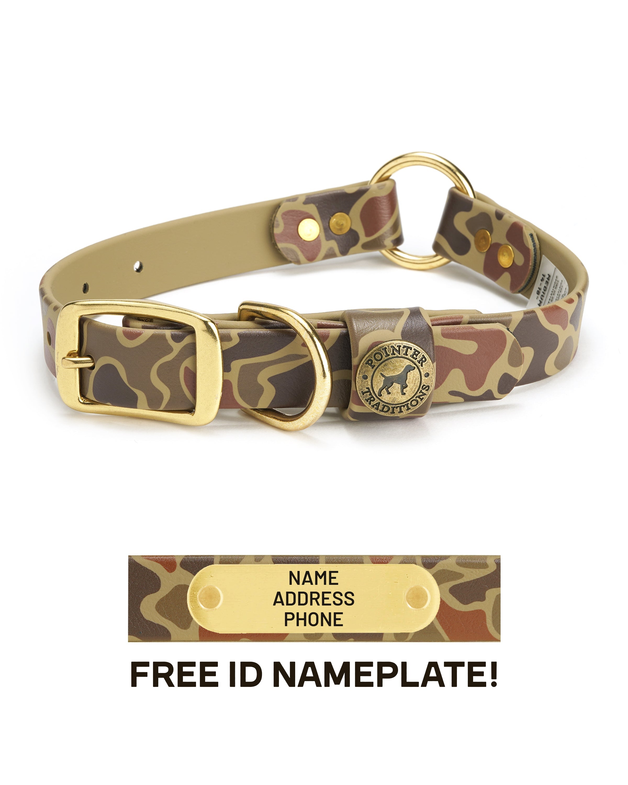 Hunting Dog Center Ring Collar - Wingshooter Vintage Camo