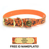 Sporting Dog Collar - Blaze Orange Vintage Camo
