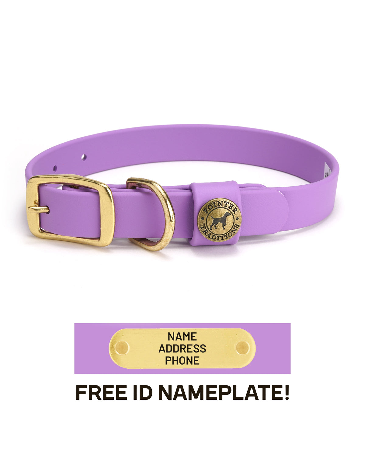 Sporting Dog Collar - Lavender - HT Animal Supply