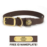 Sporting Dog Collar - Leather Brown