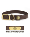 Sporting Dog Collar - Leather Brown