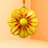 Pucker Up Buttercup Polish Glass Ornament