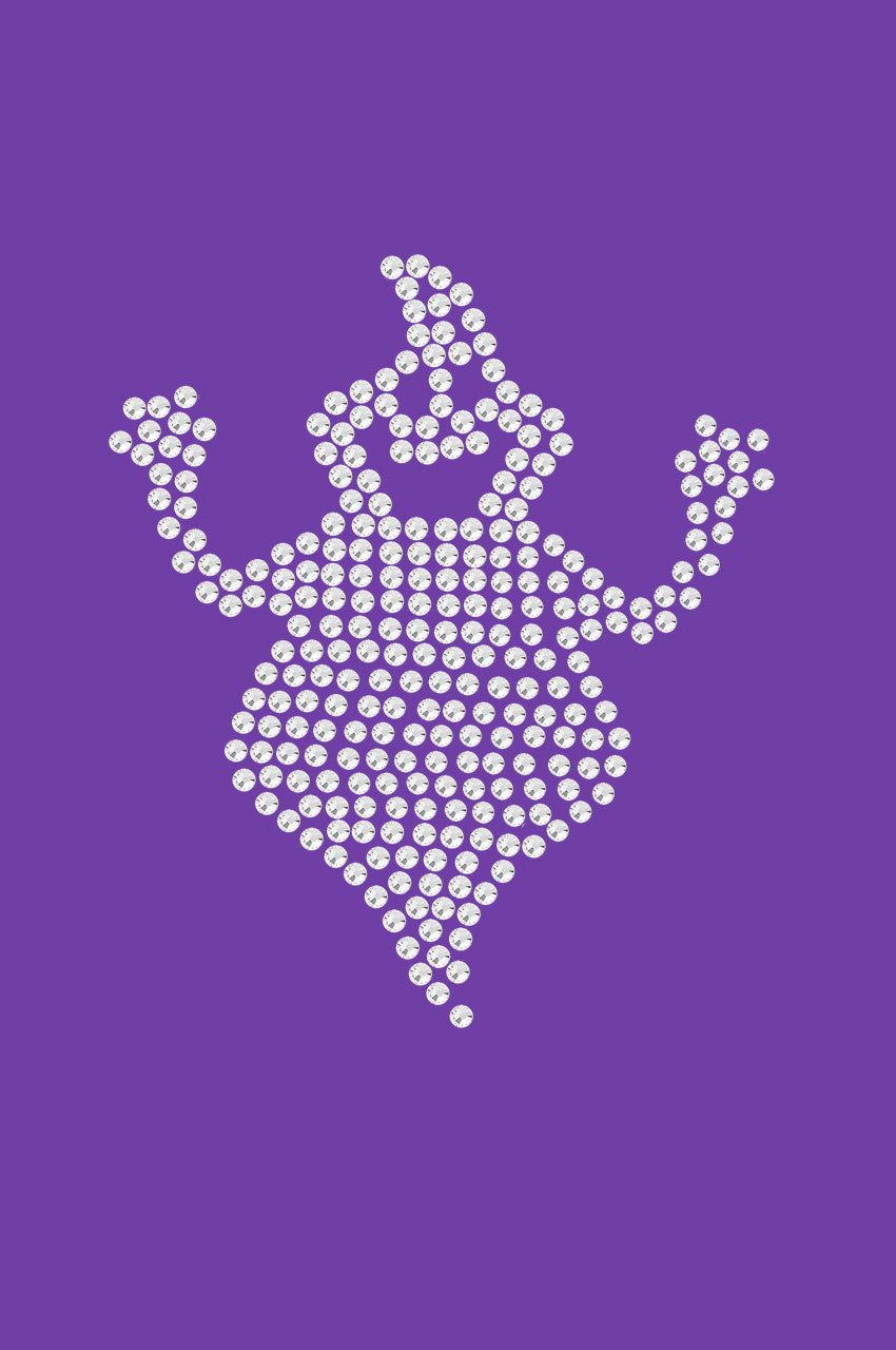 Fat Rhinestone Ghost - Womens T-shirt
