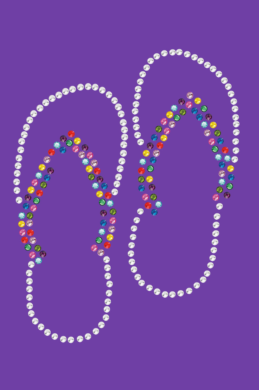 Flip Flops (Rhinestone) - Women's T-shirt