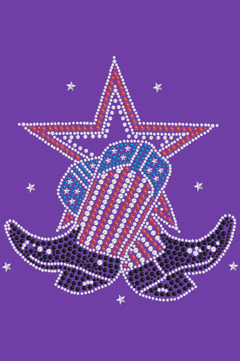 Boots with Star - Women's T-shirt