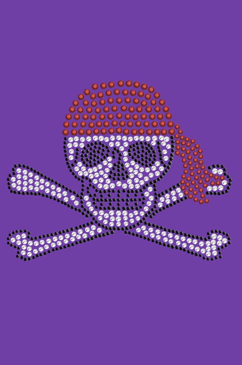 Skull with Red Bandanna - Womens Tee