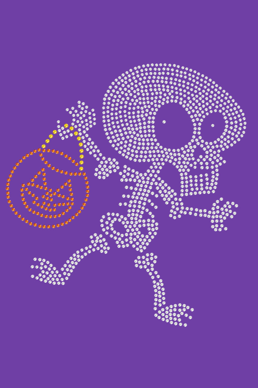 Trick or Treat Skeleton - Womens T-shirt