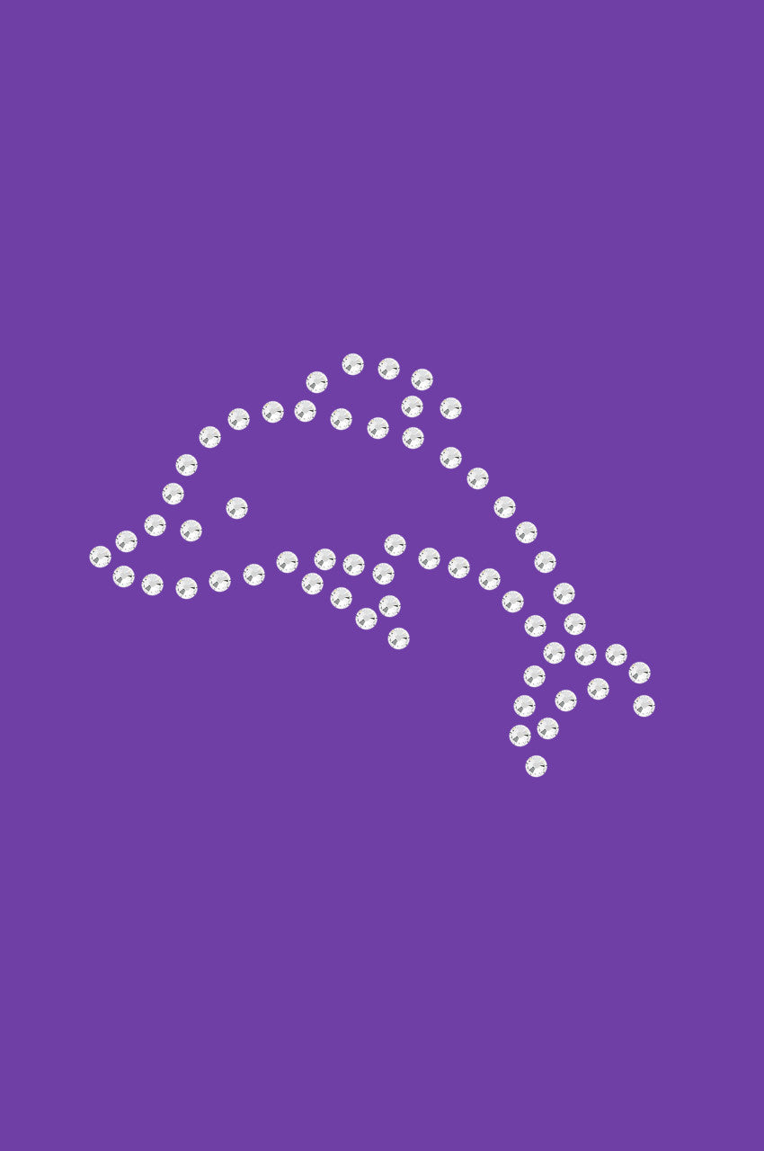 Dolphin (Small Rhinestone) - Bandanna