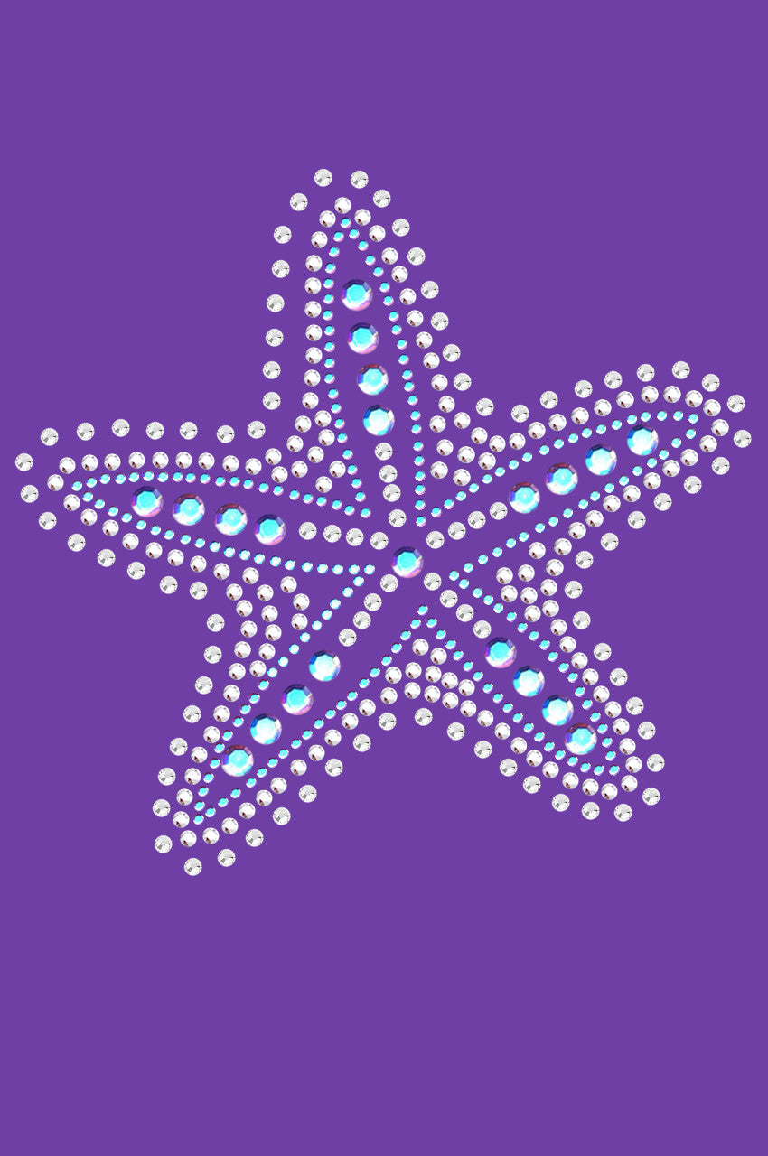Iridescent AB Starfish - Womens Tee