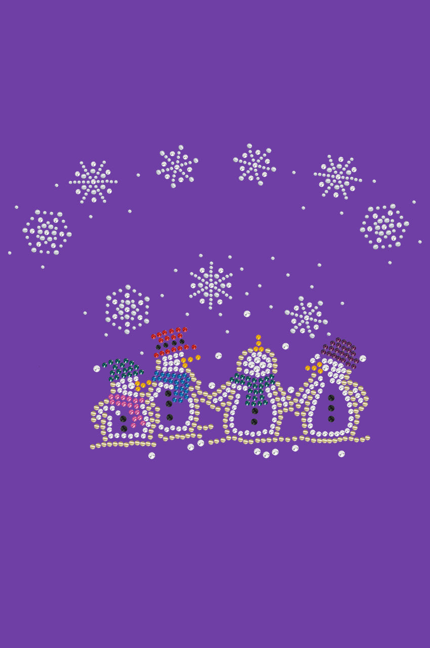Snowman Family - Womens T-shirt