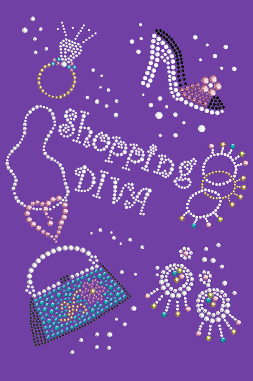 Shopping Diva - Womens T-shirt