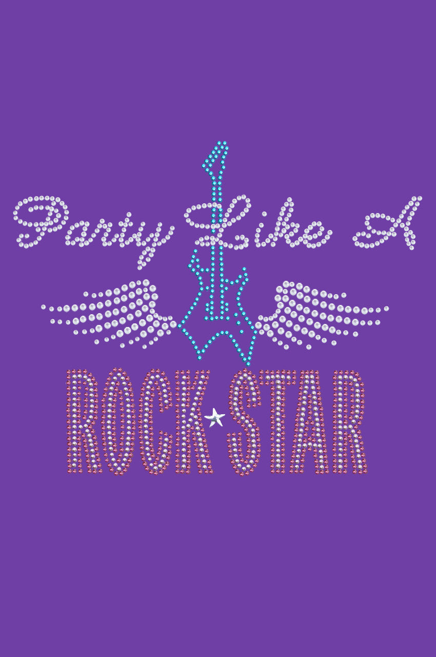 Party Like a Rock Star - Womens T-shirt