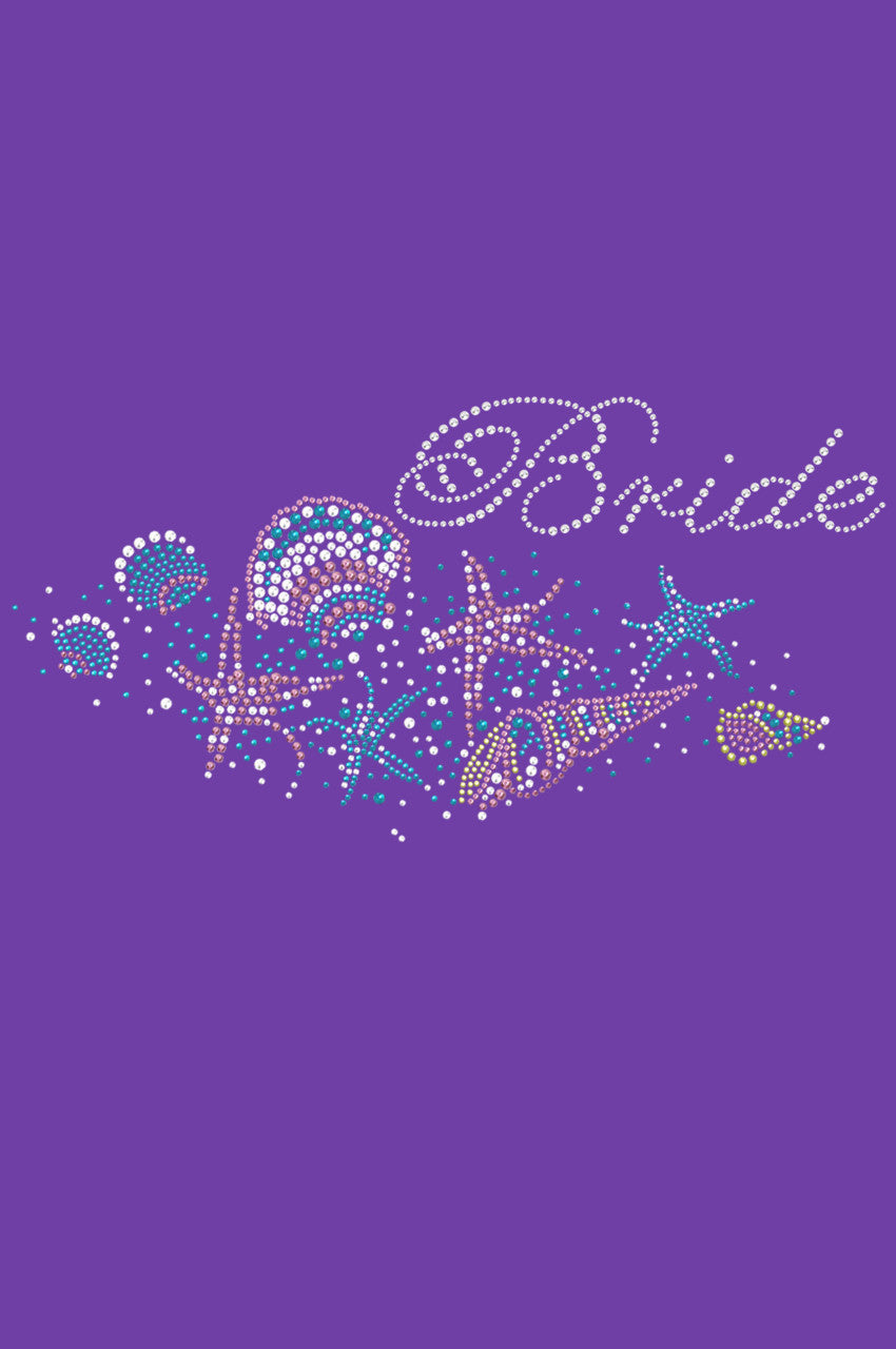 Bride with Seashells- Womens T-shirt