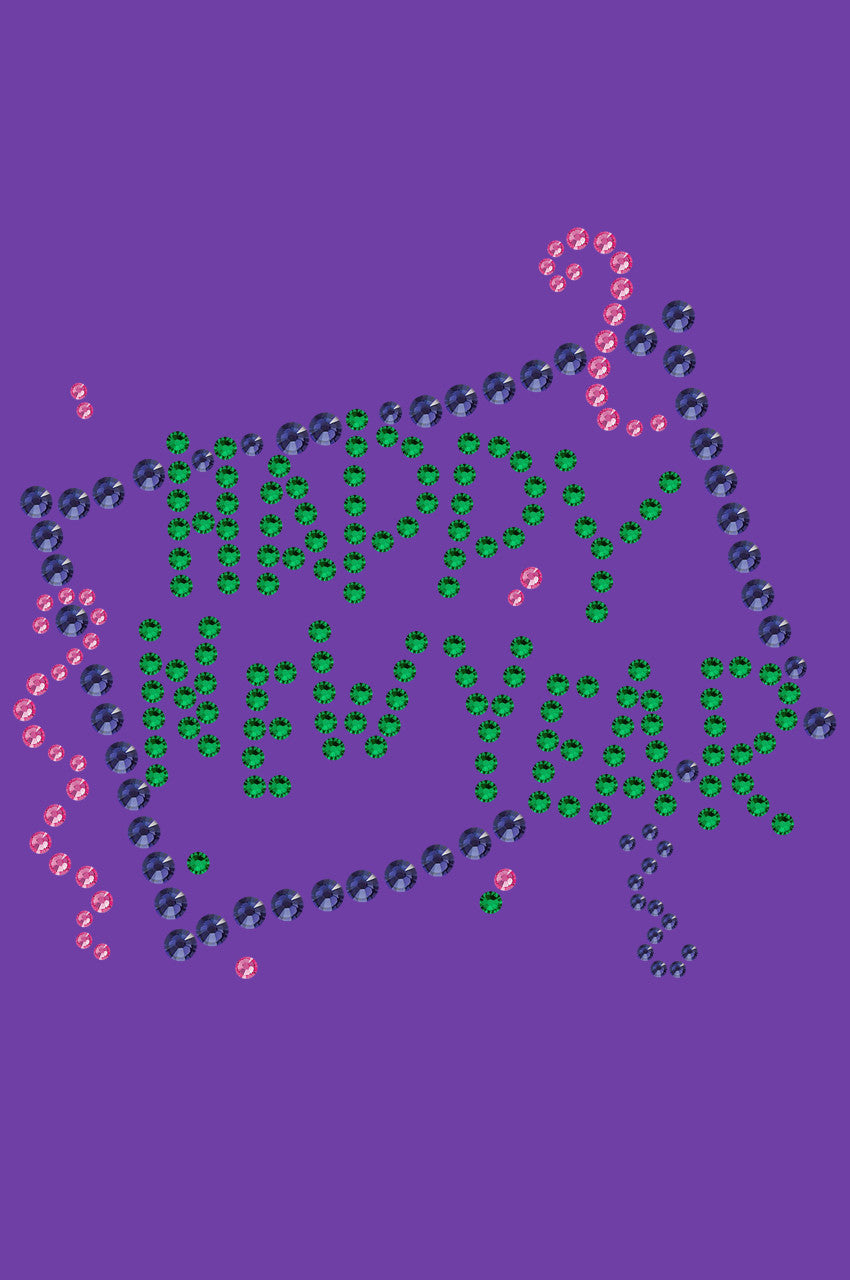 Happy New Year Confetti - Womens T-shirt