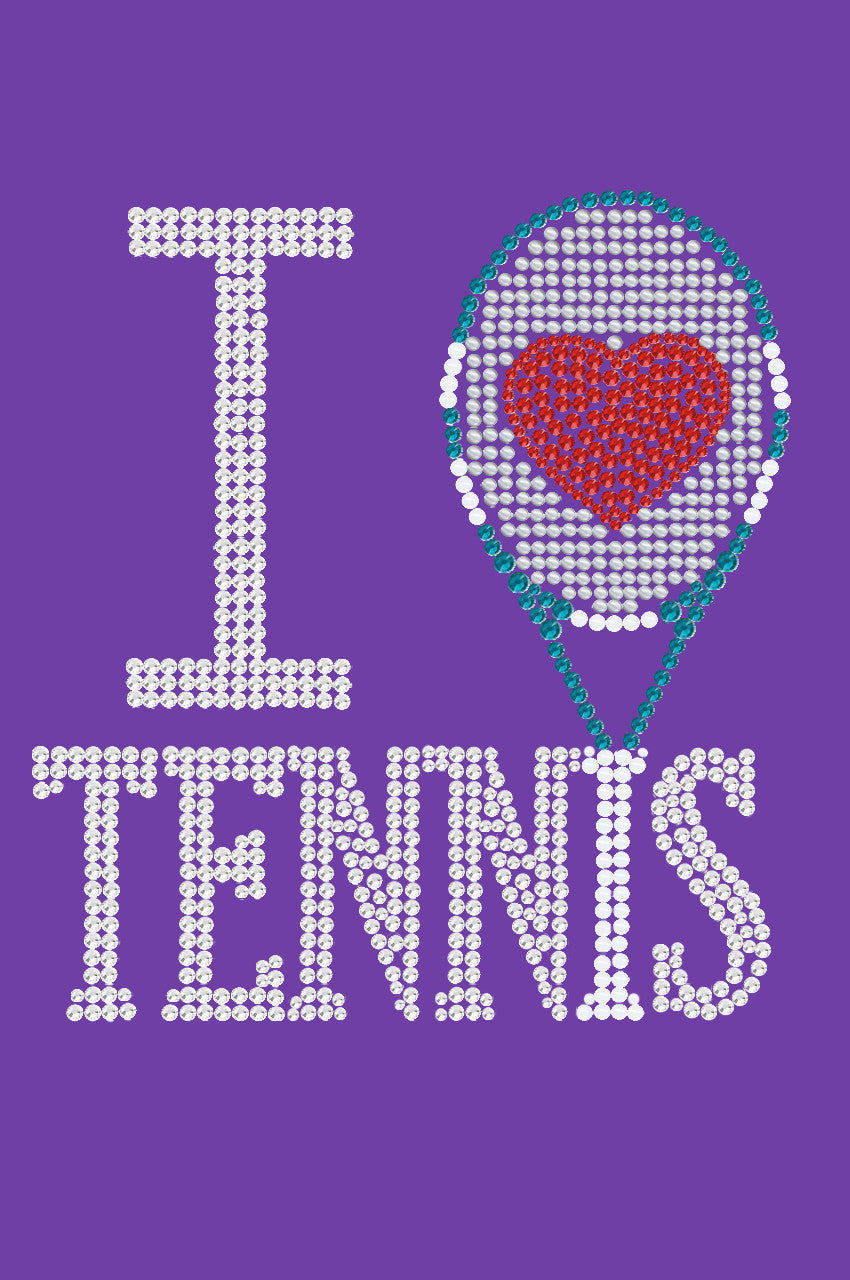 I Love Tennis - Womens Tee