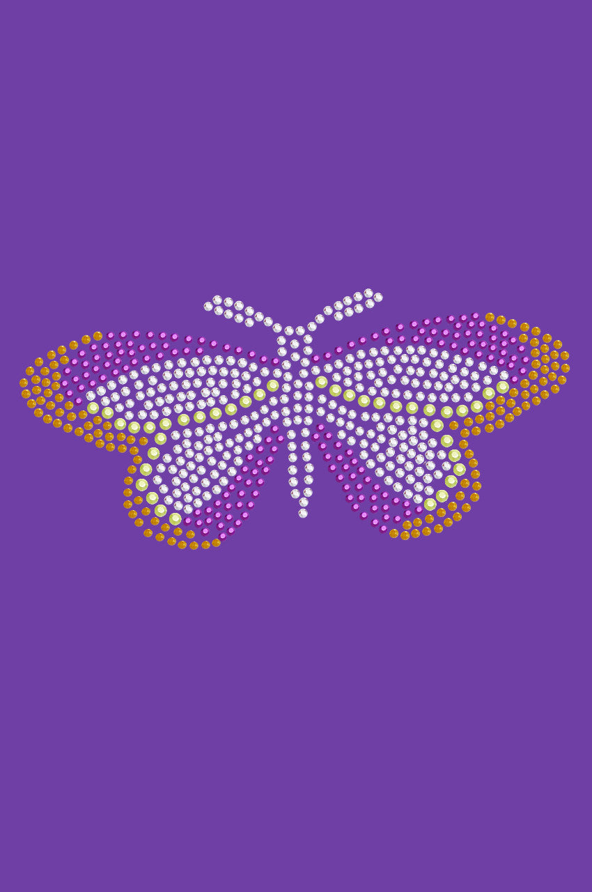 Magenta Butterfly - Womens T-shirt