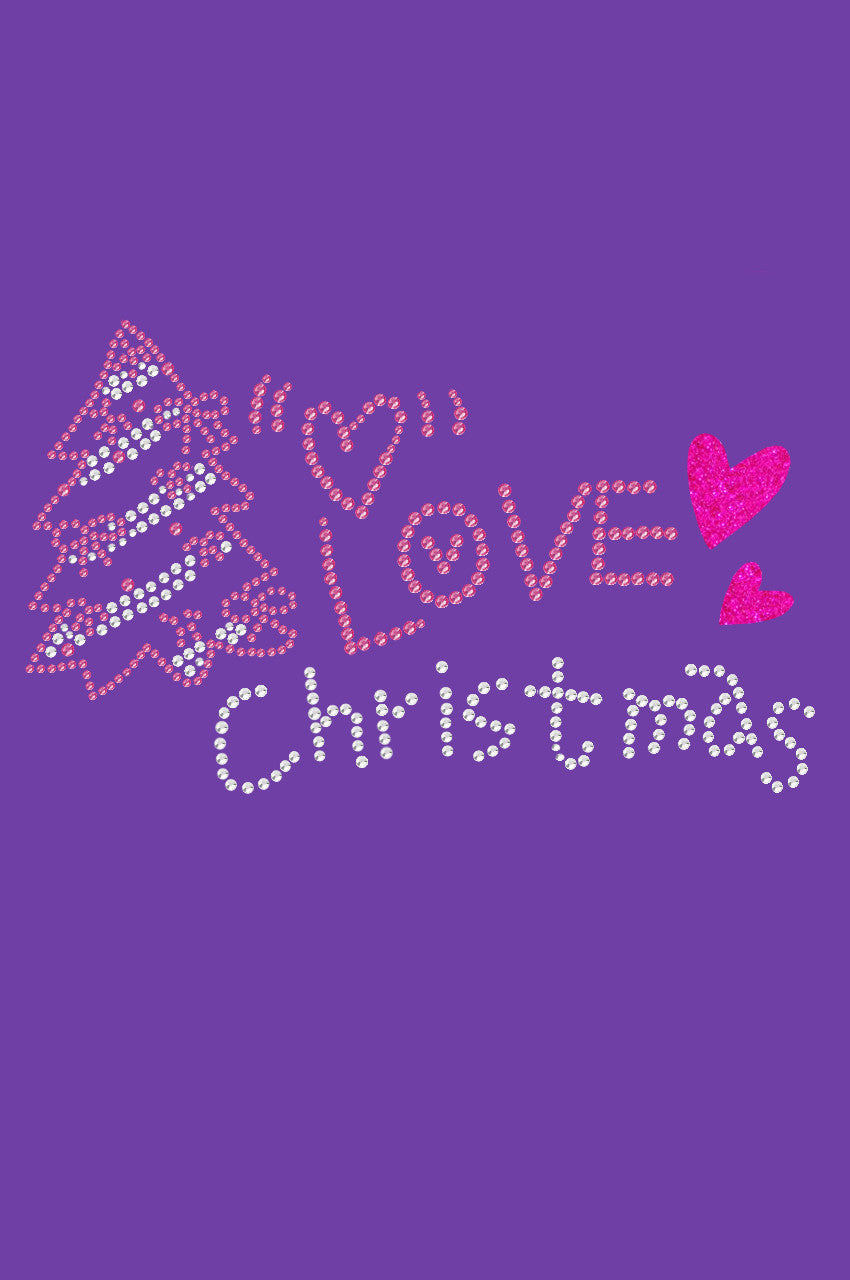 Love Pink Christmas - Womens T-shirt
