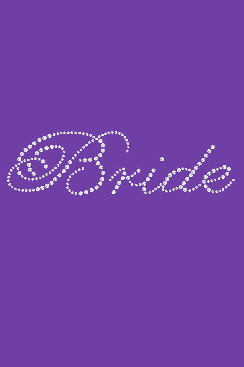 Bride (Script Letters)- Womens T-shirt