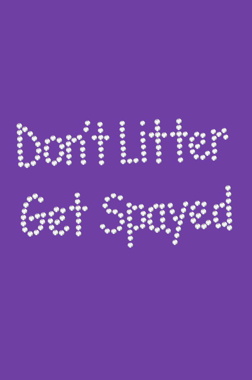 Dont Litter Get Spayed - Bandana