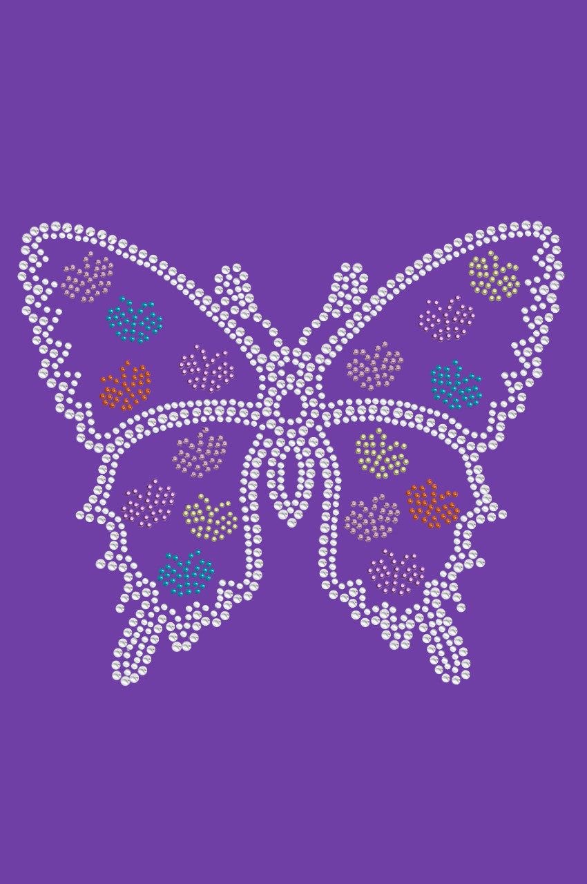 Butterfly with more Butterflies - Womens Tee