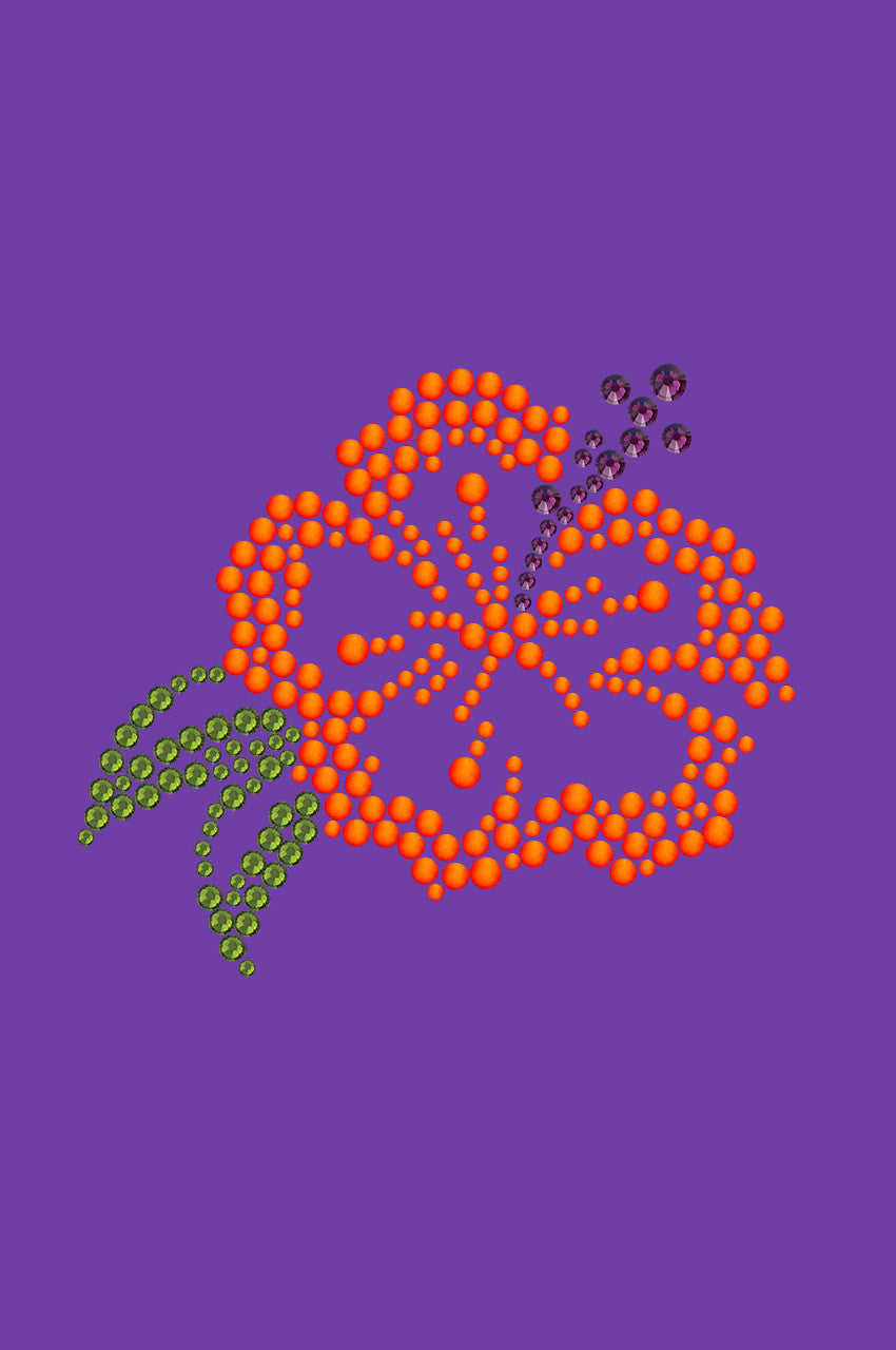 Orange Hibiscus - Women's T-shirt