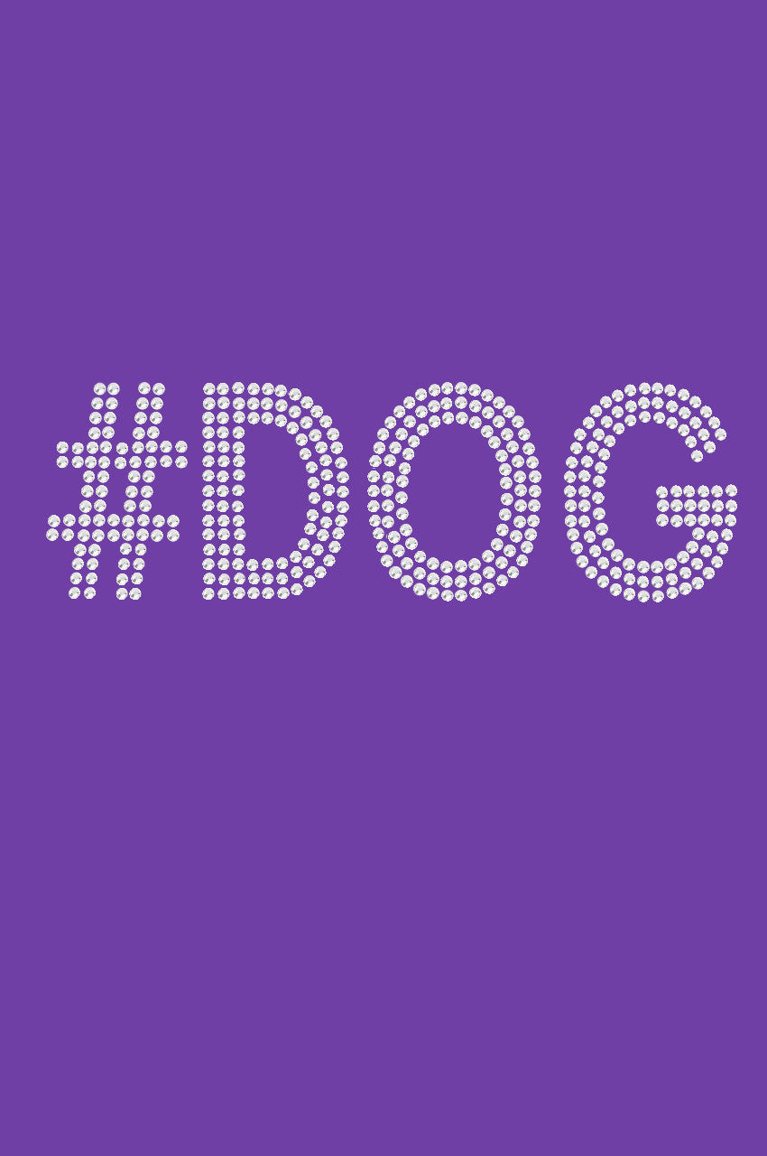 DOG (Rhinestone) - Womens T-shirt