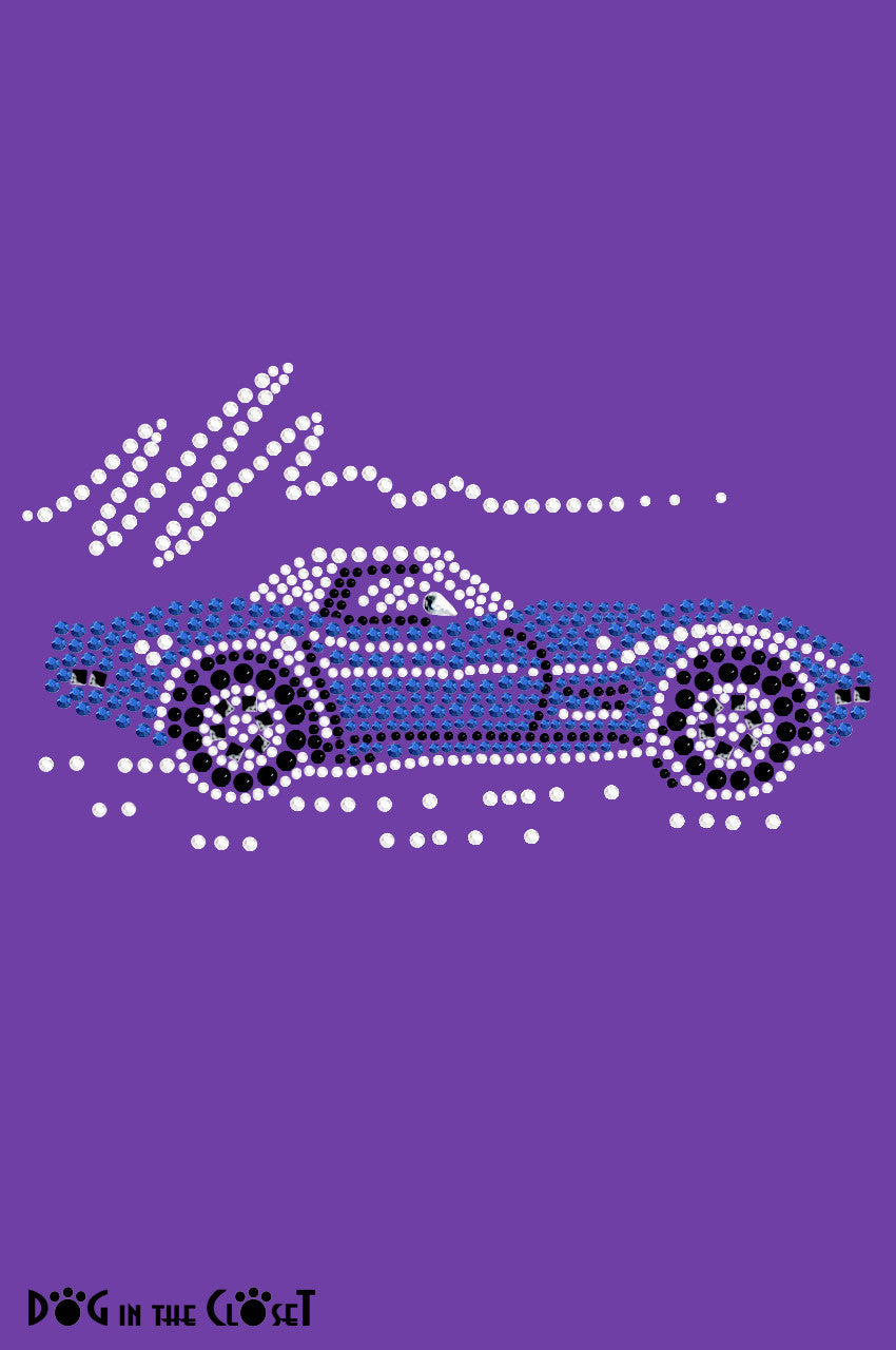 Blue Corvette - Womens T-shirt