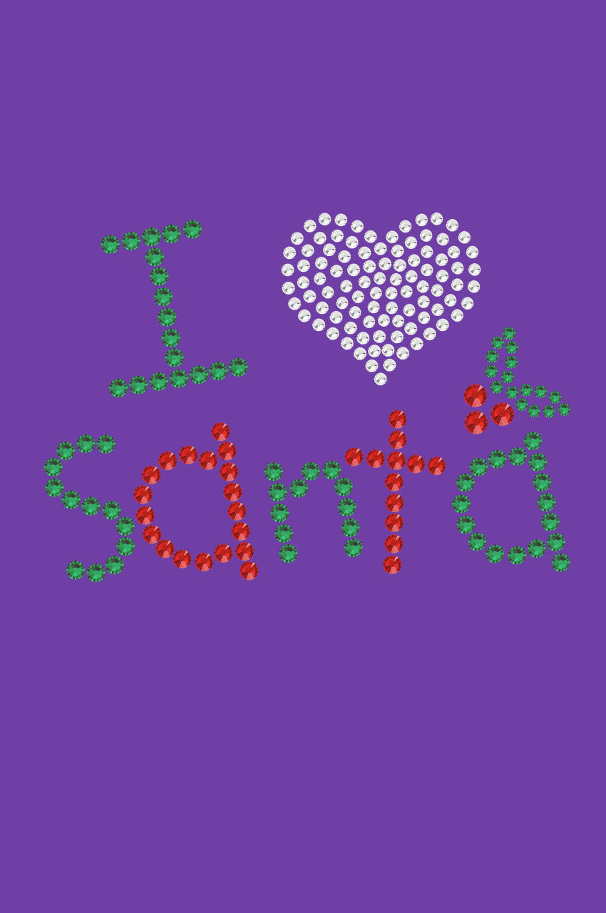 I Love Santa - Womens T-shirt