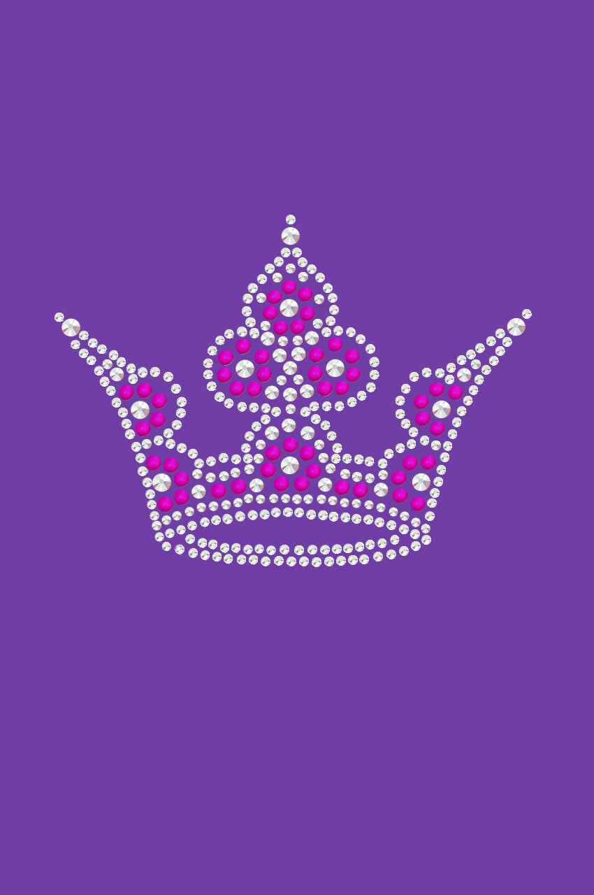 Crown 6 (Pink, & AB) - Womens T-shirt