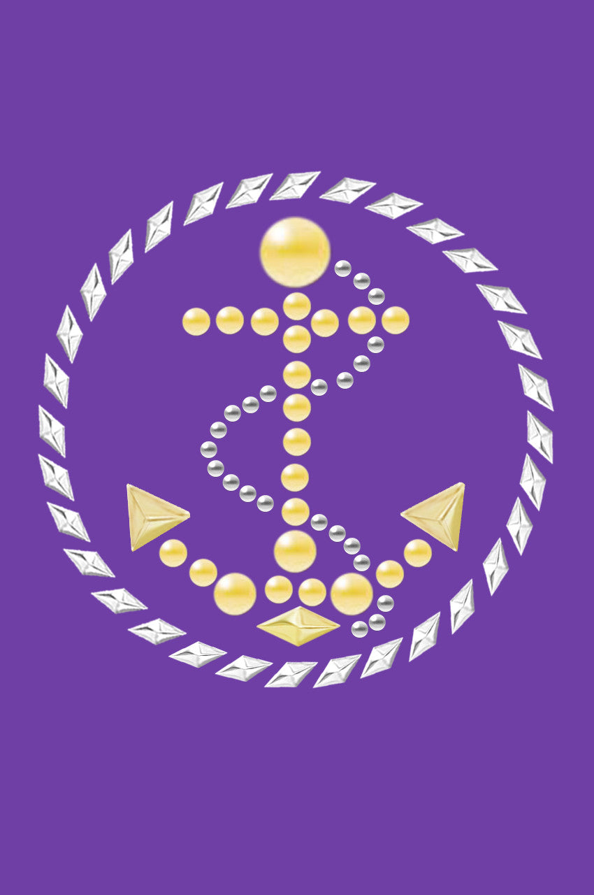 Anchor Circle (Nailhead) - Bandanna